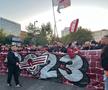 Internaționalul român a apărut în „corteo” rapidist condus de „Bocciu” la Arena Națională!