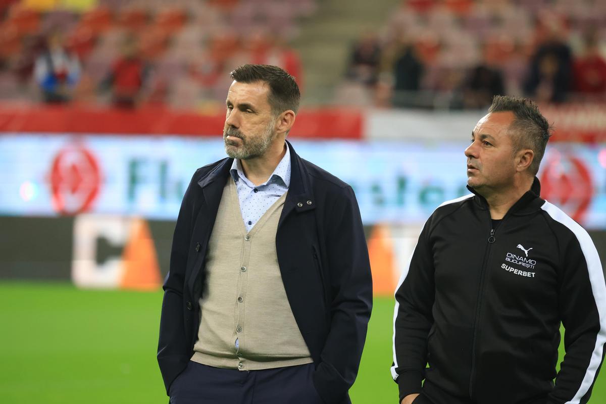 Imagini surprinse înainte de Dinamo - Rapid
