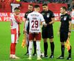 Alex Dobre, la startul derby-ului Dinamo - Rapid // foto: GSP