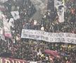 Mesajele afișate de galerii în Dinamo - Rapid