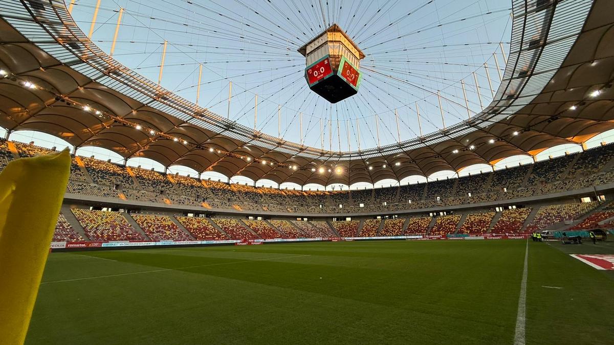 Imagini surprinse înainte de Dinamo - Rapid