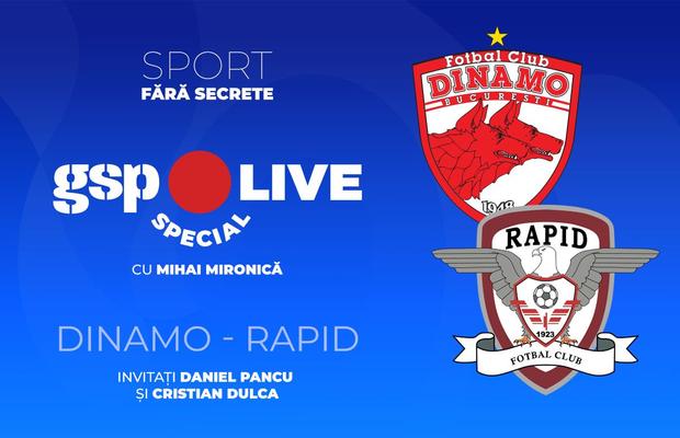 Dinamo - Rapid » Comentăm derby-ul etapei cu Mironică, Pancu și Dulca