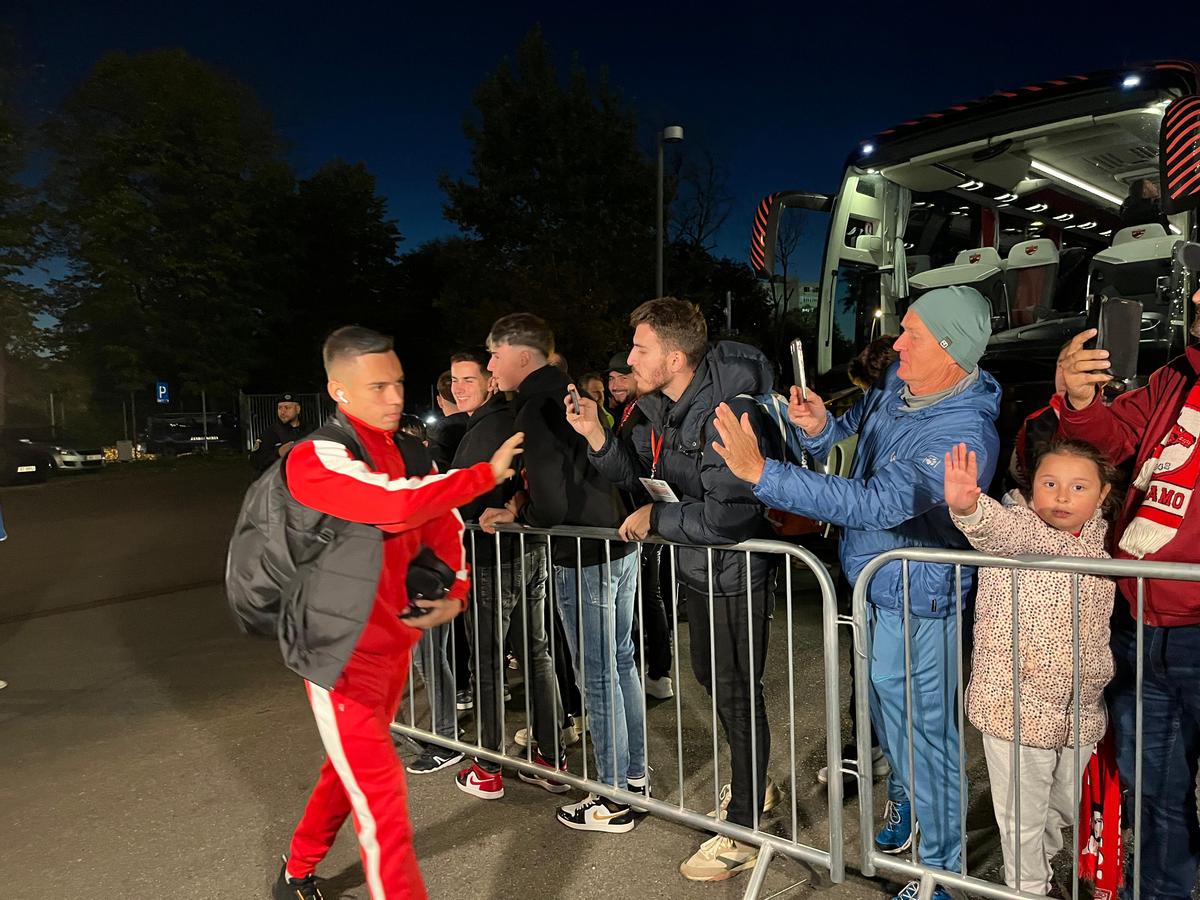 Imagini surprinse înainte de Dinamo - Rapid