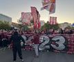 Internaționalul român a apărut în „corteo” rapidist condus de „Bocciu” la Arena Națională!