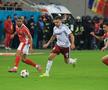 Maxime Sivis, Luka Gojkovic și Georgi Milanov, în Dinamo - Rapid, 0-2 (19 octombrie 2025). Ionuț Iordache&Cristi Preda (GSP)