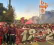 „Corteo” Rapid, înaintea meciului cu Dinamo