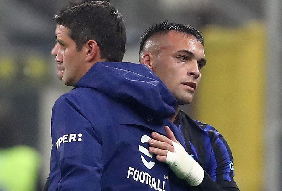 Lautaro Martinez s-a supărat pe Cristi Chivu atunci când l-a schimbat / Foto: GettyImages Cum vede soția lui Lautaro Martinez relația căpitanului interist cu Chivu: „De aceea îmi spune Cristian în privat”