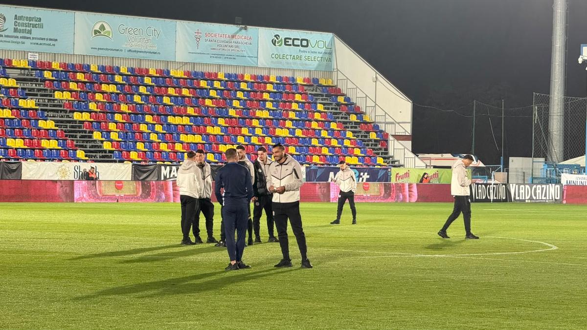 FC Voluntari - FCSB, imagini înainte de meci