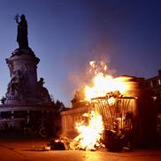 Imagini din haosul care a cuprins Parisul în aceste zile // foto: Imago