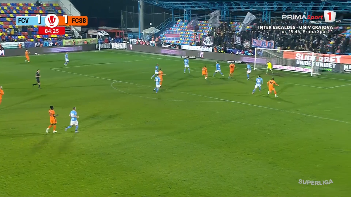 Gol Stoian în FC Voluntari - FCSB