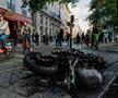 Imagini din haosul care a cuprins Parisul în aceste zile // foto: Imago