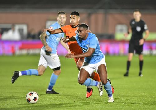 Aymen Boutoutau, în FC Voluntari - FCSB, etapa #12 din Superliga // foto: Cristi Preda (GSP)