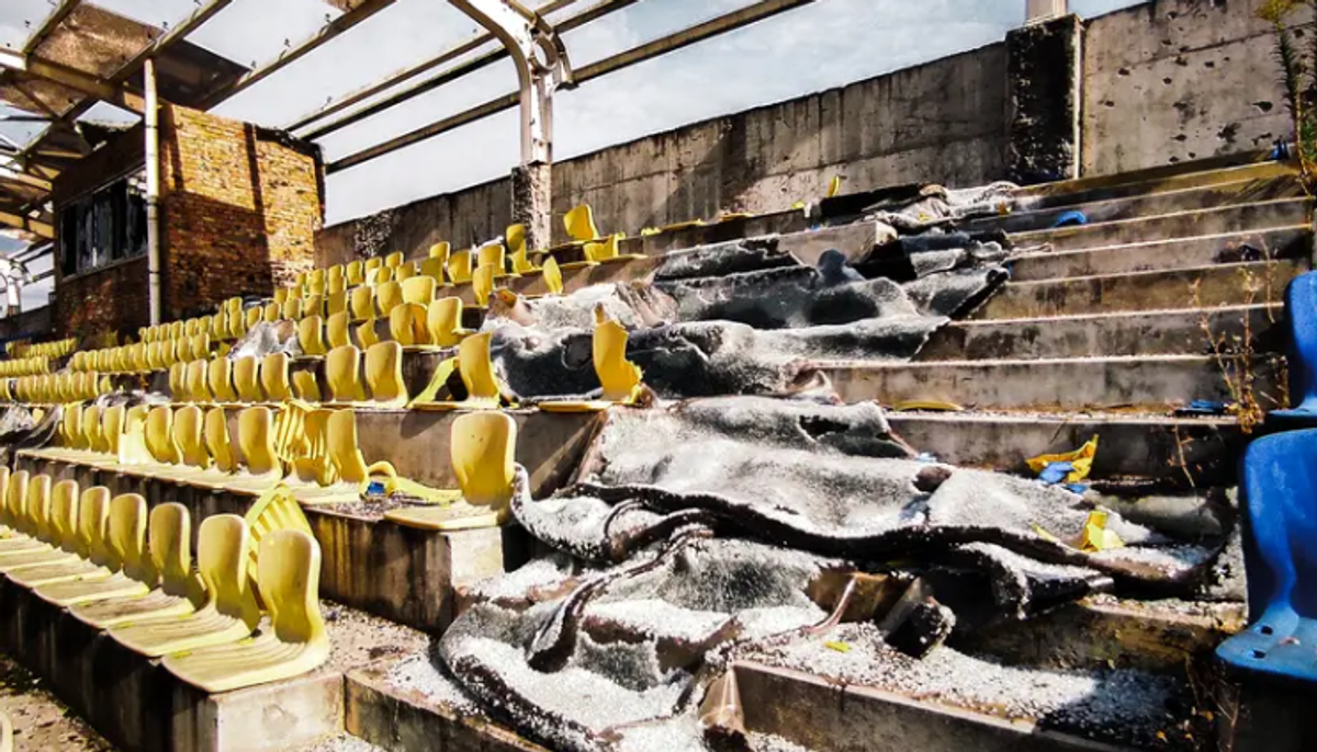 Stadioane distruse din Ucraina
