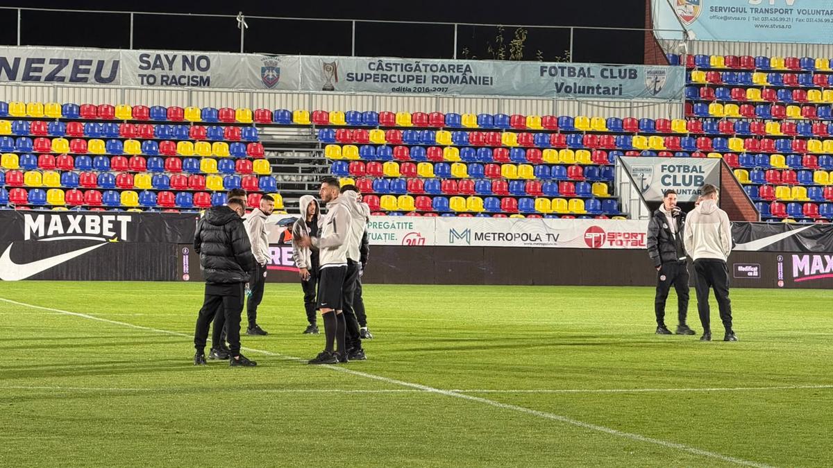 FC Voluntari - FCSB, imagini înainte de meci