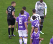 Decizie ciudată de arbitraj, în Universitatea Cluj - FC Argeș // FOTO: captură Prima Sport