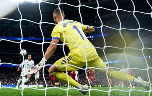 Golul lui Kylian Mbappe în Real Madrid - Sevilla 4-1, foto: Guliver/gettyimages