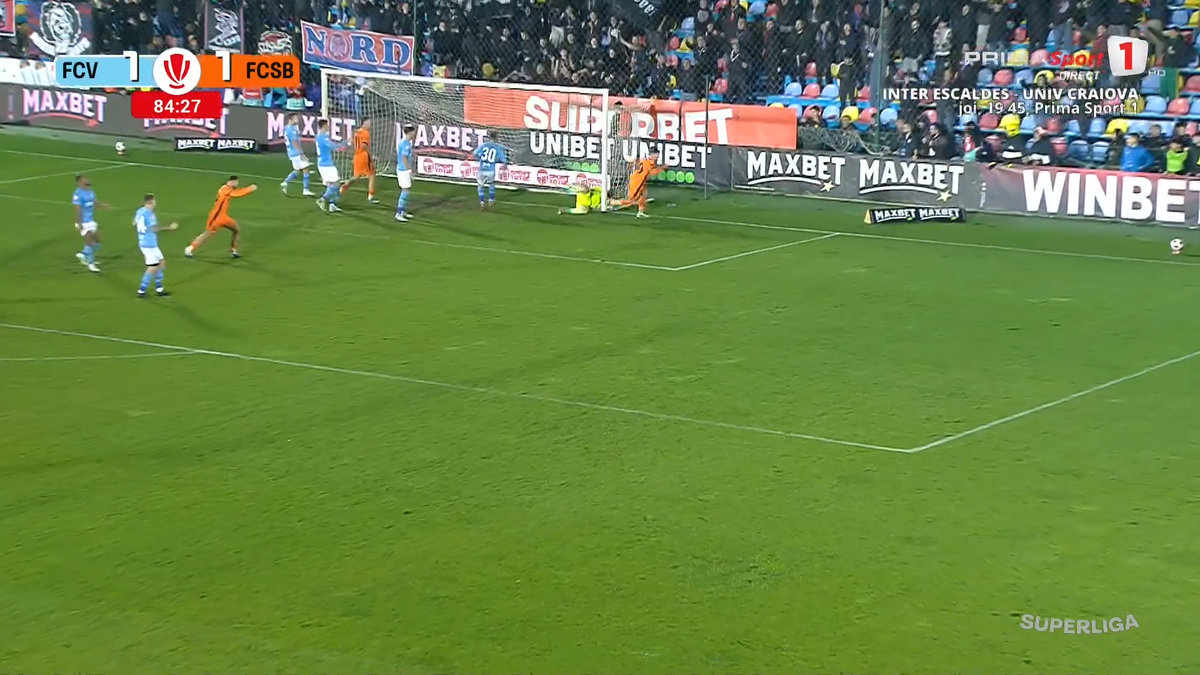 Gol Stoian în FC Voluntari - FCSB