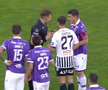 Decizie ciudată de arbitraj, în Universitatea Cluj - FC Argeș // FOTO: captură Prima Sport