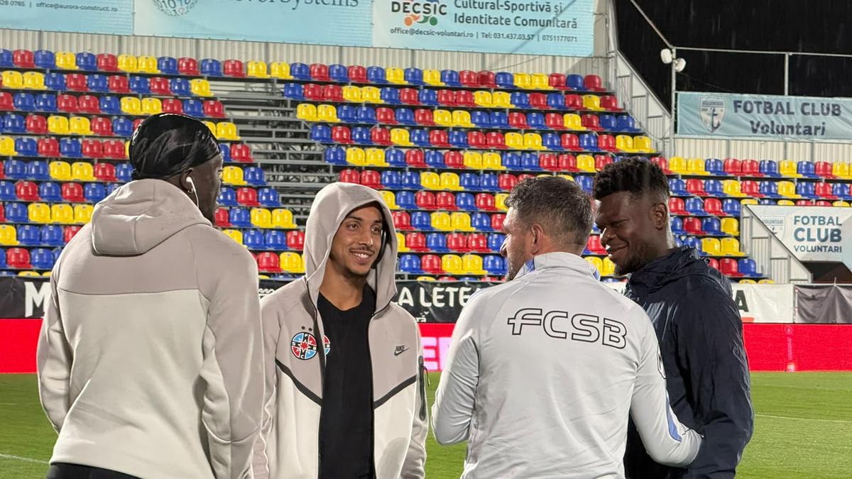 FC Voluntari - FCSB, imagini înainte de meci