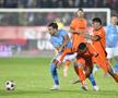 Denis Haruț în duel cu Meriton Korenica și Risto Radunovic, în FC Voluntari - FCSB // foto: Cristi Preda (GSP)