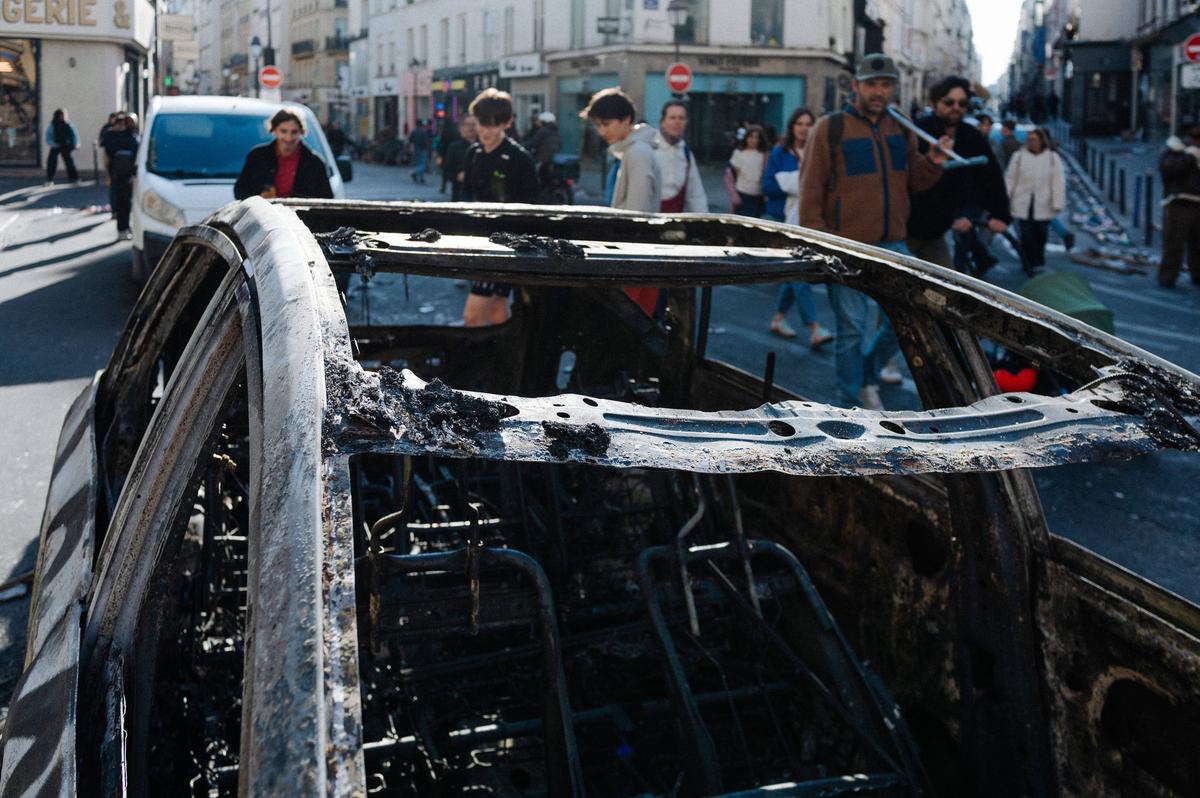 Imagini ireale din haosul de la Paris: poliția franceză a cerut amânarea blockbusterului PSG - Barcelona