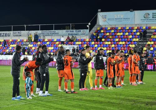 Labonne, Matei Popa, Dylan Batubinsika, Garita, Boutoutau, Luca Stancu, Târnovanu, Mihai Popescu, Crețu, David Miculescu, Ofri Arad, Stoian, Ricardo Pădurariu, Radunovic, după FC Voluntari - FCSB/ Foto: Cristi Preda (GSP)