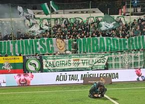 „Mulțumim, Bombardierule!” » Mesaj în limba română pe stadionul din Europa, la retragerea fostului campion din Liga 1