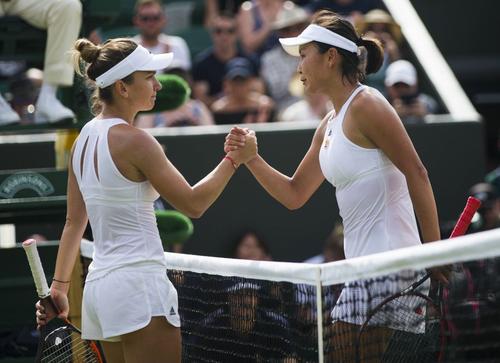 Simona Halep și Shuai Peng
Foto: Imago