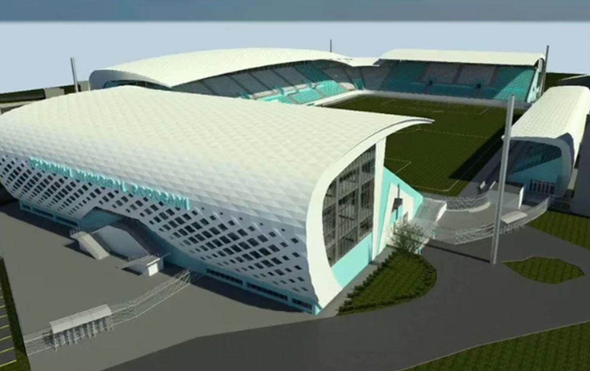 Stadion nou Botoșani - schiță