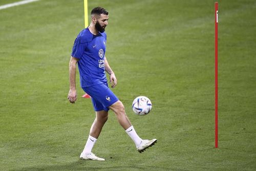 Karim Benzema, la antrenamentul naționalei Franței/ foto: Imago Images