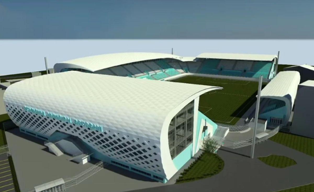 Stadion nou Botoșani - schiță