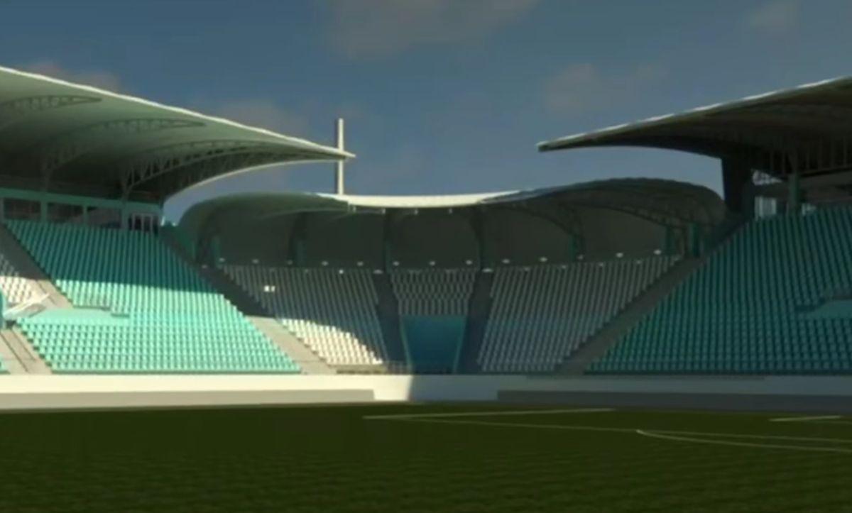 Stadion nou Botoșani - schiță