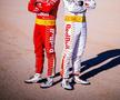 Max Verstappen și Sergio Perez, pe podium la Las Vegas în costume inspirate de ținutele lui Elvis Presley