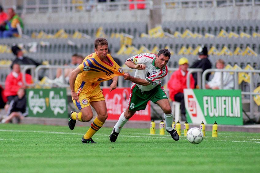 Duel Dan Petrescu - Stoichkov, în meciul din 1996