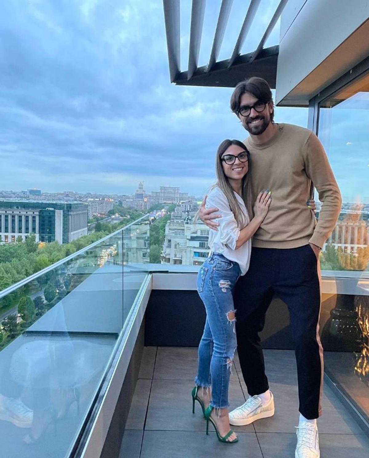 Andrea Compagno și iubita Helenia / FOTO: Instagram