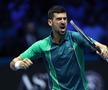 Jannik Sinner - Novak Djokovic 3-6, 3-6, finala Turneului Campionilor