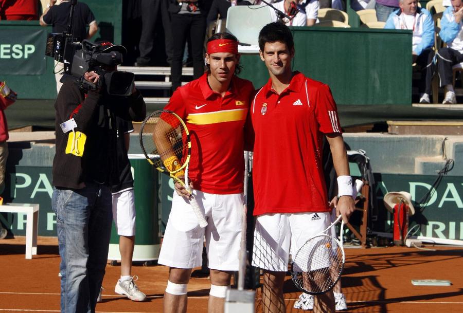 Rafael Nadal și Novak Djokovic, la unica lor întâlnire din Cupa Davis / Sursă foto: Imago Images Ultima mare bătălie a „Matadorului” » Rafael Nadal și Cupa Davis, o istorie aparte: 5 momente de referință și recordul nebănuit care persistă de 20 de ani!