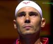 Rafael Nadal, în lacrimi înaintea meciului din Cupa Davis cu Olanda / Captură Twitter