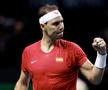 Rafael Nadal vs. Botic van de Zandschulp, primul meci al confruntării Spania-Olanda din sferturile Cupei Davis/Foto: Getty Images