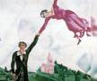 „Passegiatta” (Promenada) de Marc Chagall, 1917 // sursă foto: marcchagall.net