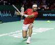 Rafael Nadal vs. Botic van de Zandschulp, primul meci al confruntării Spania-Olanda din sferturile Cupei Davis/Foto: Getty Images