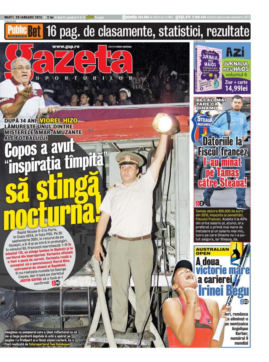 În 2015, într-un interviu acordat în exclusivitate Gazetei Sporturilor, Viorel Hizo, tehnicianul Rapidului la partida cu PSG, venea cu o teorie cel puțin interesantă De unde vine expresia de „masa verde” și 10 exemple celebre din fotbalul românesc: Cazul „Bricheta”, „Minunea de la Liberec” și momentul în care s-a stins nocturna în Rapid - PSG
