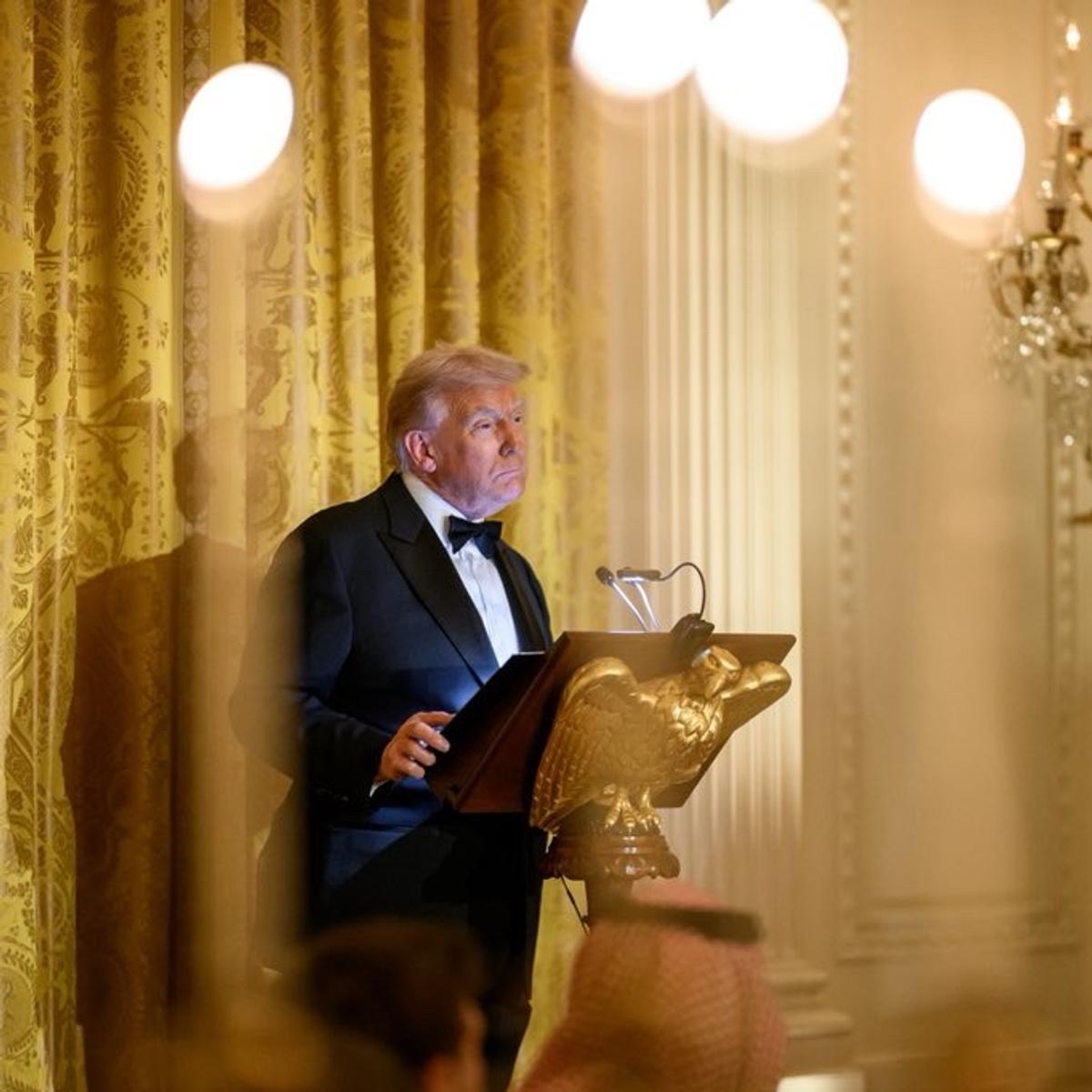Cristiano Ronaldo, alături de bogații lumii la cina organizată de Casa Albă » Ce a vrut Donald Trump să-i transmită