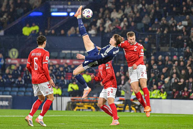 Scott McTominay în Scoția - Danemarca / Imago Images