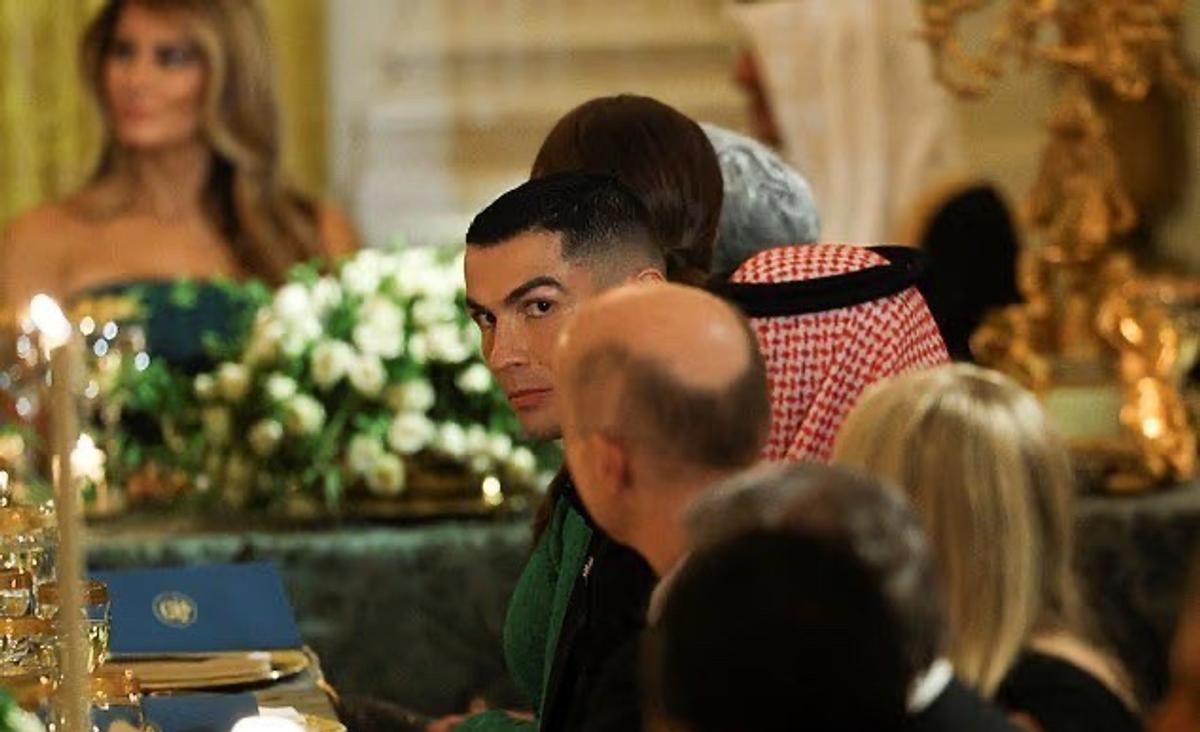 Cristiano Ronaldo, alături de bogații lumii la cina organizată de Casa Albă » Ce a vrut Donald Trump să-i transmită