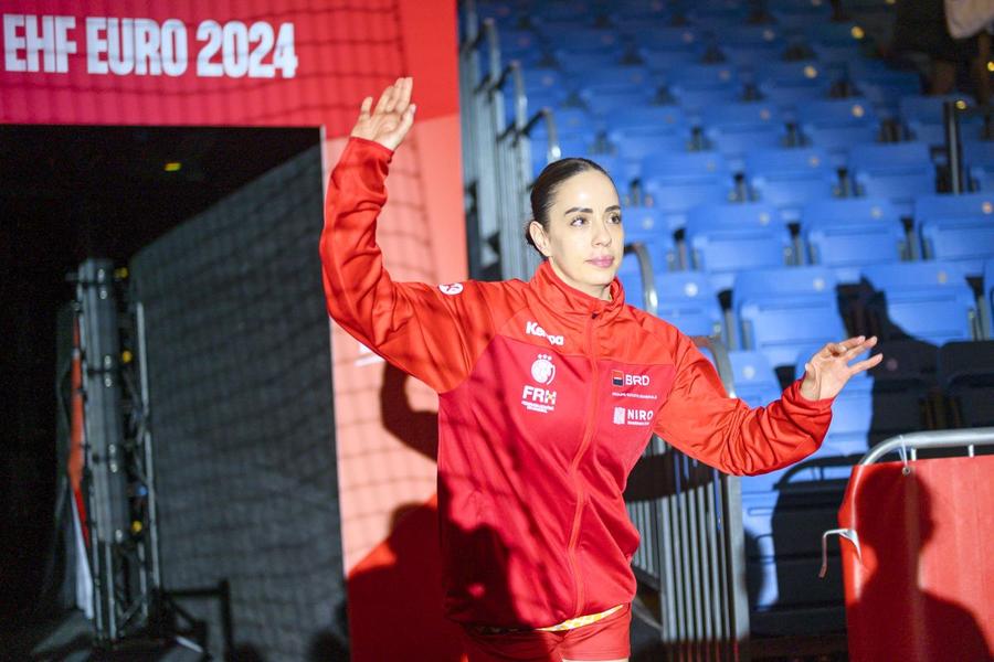 Sorina Grozav, la Euro 2024 / FOTO: Imago România a învins-o la scor pe Portugalia, dar selecționerul Ovidiu Mihăilă își dorește mai mult: „Am luat prea multe goluri”