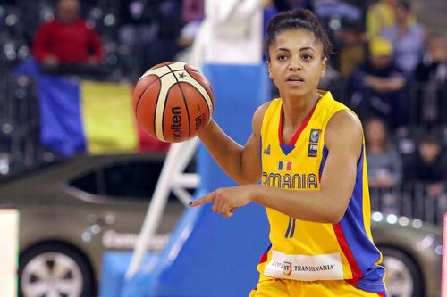 Annemarie Părău într-un meci contra Israelului Foto sportpictures
