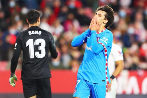 Joao Felix, descumpănit în Sevilla - Atletico Madrid // foto: Guliver/gettyimages
