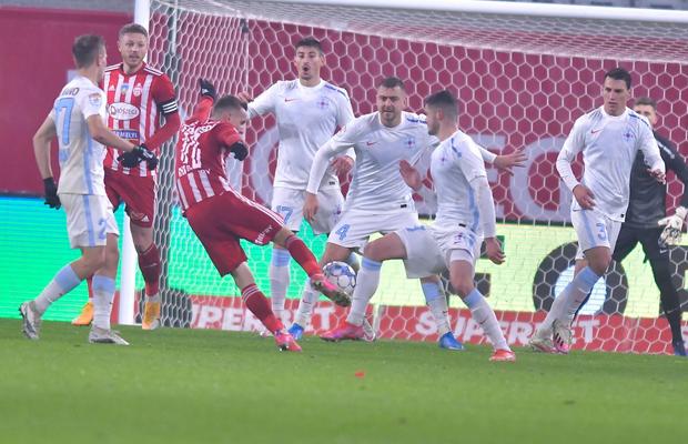 Sepsi - FCSB 0-0. Portar de 10, iarnă la -10 » Cum arată ACUM clasamentul