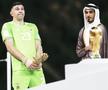 Argentinianul Emiliano Martinez (30 de ani) a fost desemnat cel mai bun portar al turneului final, dar a fost protagonistul unui gest deplasat, vulgar, la premiere.